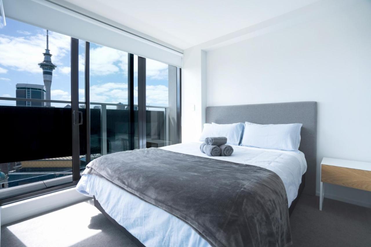Amazing Views 2 Bedroom Apt In Auckland Cbd Eksteriør bilde